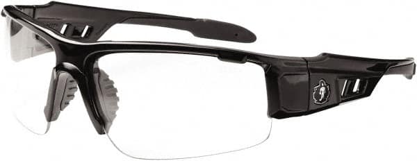 Safety Glass: Uncoated, Clear Lenses, Full-Framed, UV Protection MPN:52000