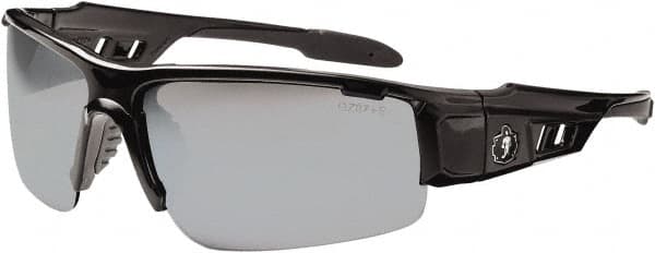 Safety Glass: Uncoated, Silver Lenses, Full-Framed, UV Protection MPN:52042