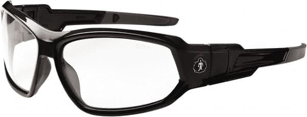 Safety Glass: Uncoated, Clear Lenses, Full-Framed, UV Protection MPN:56000