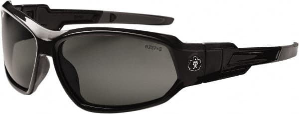 Safety Glass: Uncoated, Smoke Lenses, Full-Framed, UV Protection MPN:56030