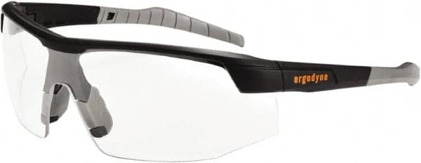 Safety Glass: Anti-Fog, Polycarbonate, Clear Lenses, Full-Framed, UV Protection MPN:59003