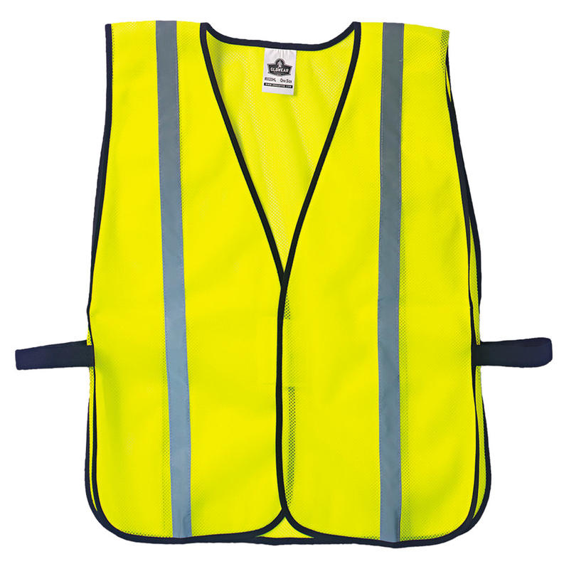 Ergodyne 8020HL  Lime Non-Certified Standard Vest (Min Order Qty 15) MPN:20040