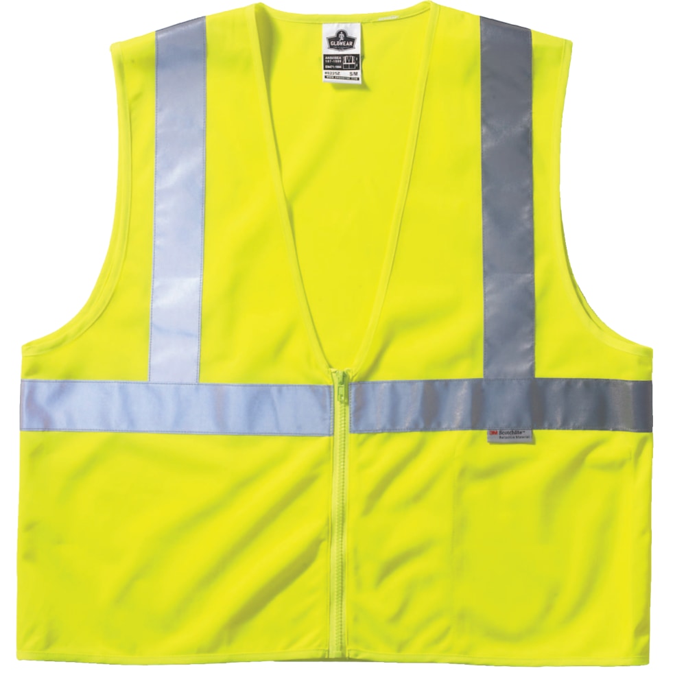 Ergodyne GloWear Safety Vests, Polyester Mesh, Type-R Class 2, Large/X-Large, Orange, Pack Of 6 Vests, 8220Z (Min Order Qty 2) MPN:21115