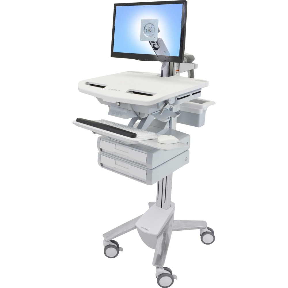 Ergotron StyleView Cart with LCD Arm, 2 Drawers MPN:SV43-1220-0