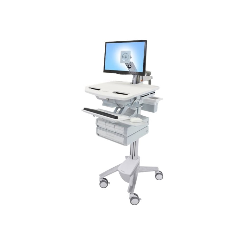 Ergotron StyleView Cart with LCD Arm, 4 Drawers MPN:SV43-1240-0