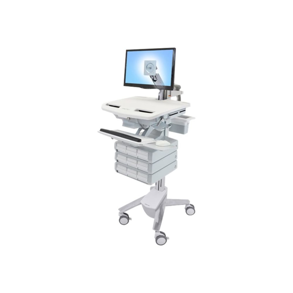 Ergotron StyleView Cart with LCD Arm, 9 Drawers MPN:SV43-1290-0