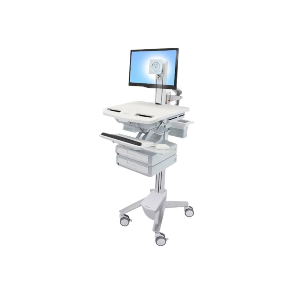 Ergotron StyleView Cart with LCD Pivot, 2 Drawers MPN:SV43-1320-0