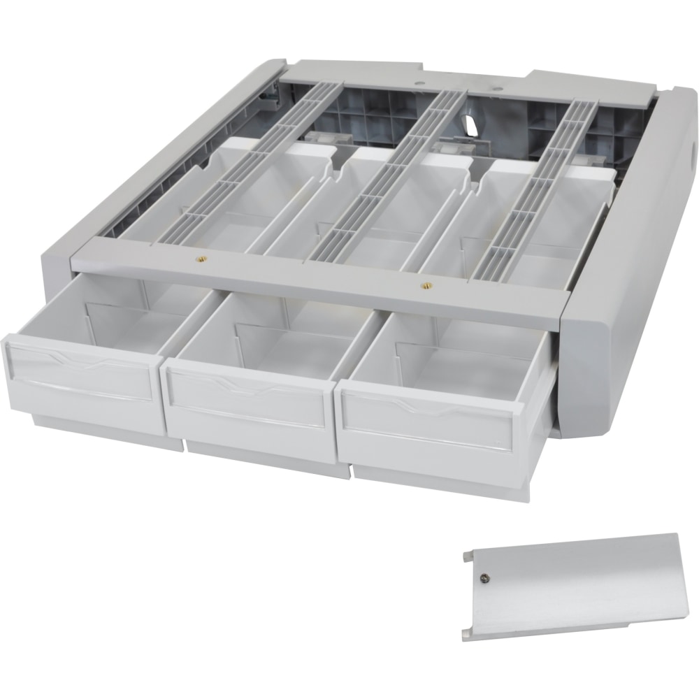 Ergotron SV Supplemental Storage Drawer, Triple - Gray, White MPN:97-864