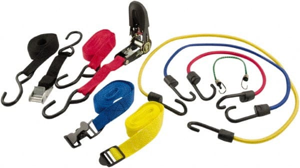 Bungee Cord Tie Down: S Hook, Non-Load Rated MPN:03000