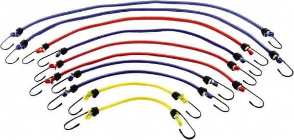 Bungee Cord Tie Down: S Hook, Non-Load Rated MPN:06619