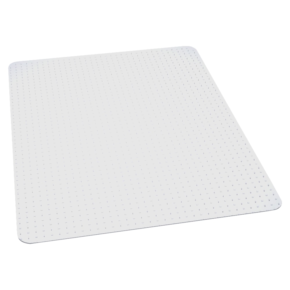 ES Robbins Task Series AnchorBar Carpet Chair Mat, Rectangular, 46inW x 60inD, Clear MPN:120321