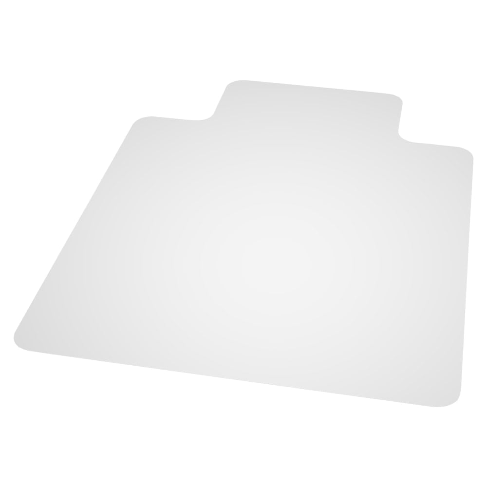 ES Robbins Hard Floor Chair Mat, Standard Lip, 45inW x 53inD, Clear MPN:132123