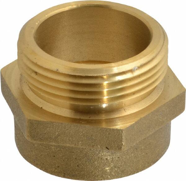 1-1/2 FNPS x 1-1/2 MNST Hydrant Hex Nipple MPN:3TFNFM15S15F