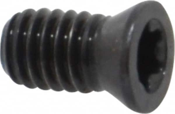 Cap Screw for Indexables: T15, Torx Drive, M4 x 0.7 Thread MPN:50034