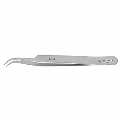 Tweezer Curved Fine 4-1/2 in L SS MPN:7-SA-SE