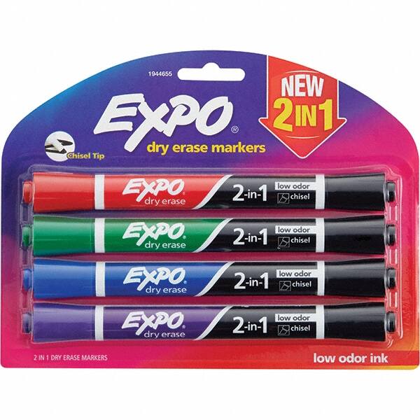 Dry Erase Markers & Accessories, Tip Type: Chisel  MPN:1944655