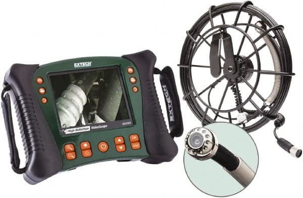 Video Borescope: 30 m Probe, 25 mm Probe Dia, 640 x 480 pixels Resolution MPN:HDV650-30G