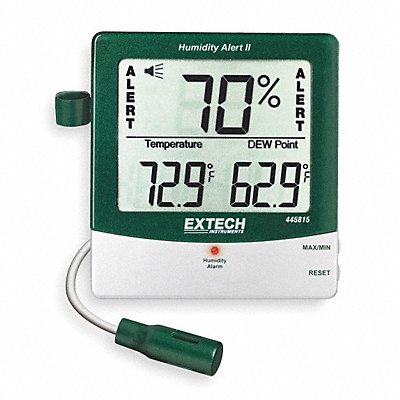 Digital Hygrometer Alarm 14 to 140 F MPN:445815