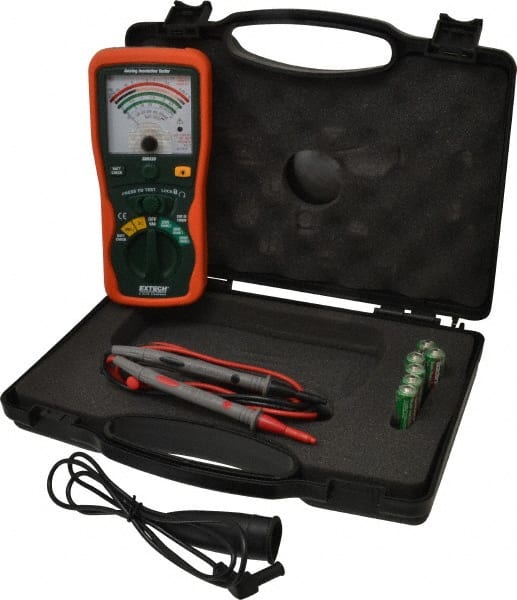 Analog Display, 400 Megohm Electrical Insulation Resistance Tester & Megohmmeter MPN:380320