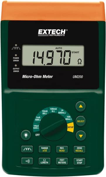 Digital LCD Display, 600 Megohm Electrical Insulation Resistance Tester & Megohmmeter MPN:UM200