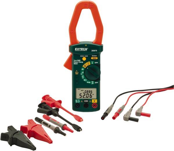 Clamp Meter Test Kit: 4 Pc, 600V MPN:380976-K