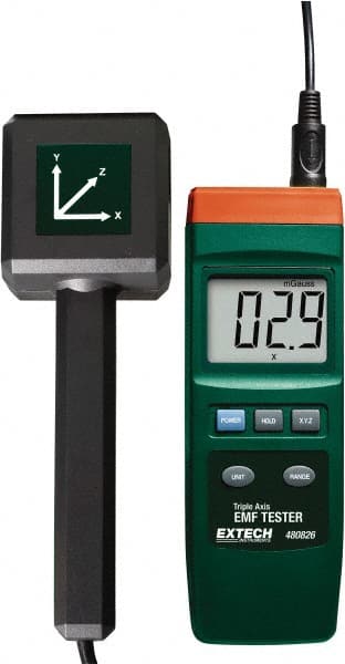 30 to 300 Hz, LCD Display, EMF and ELF Meter MPN:480826