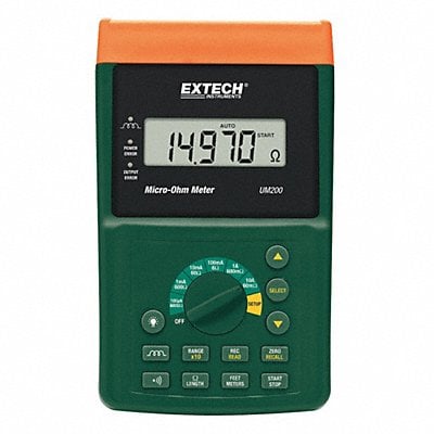 Micro Ohmmeter 6 kiloohm Max Backlit LCD MPN:UM200