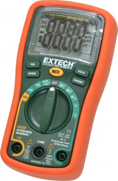 CAT III, Auto Ranging & Digital Multimeter: 600 VAC/VDC MPN:EX330