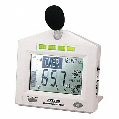 Sound Level Monitor/Alarm 30 To 130 dB MPN:SL130W