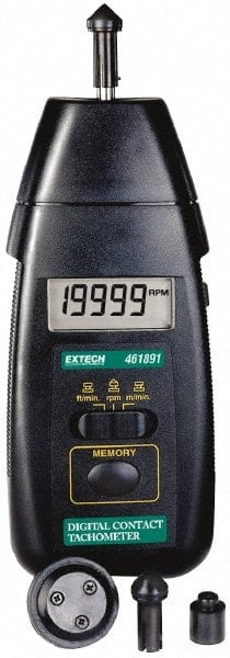 Accurate up to 0.05%, 0.1 RPM Resolution, Contact Tachometer MPN:461891