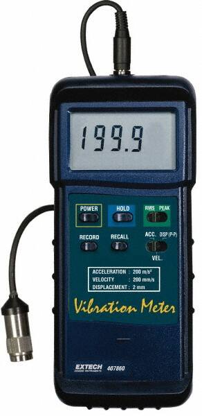 Vibration Meters, Meter Type: Vibration Meter , Vibration Measurement Range: 10Hz-1kHz , Display Type: Digital , Minimum Velocity (Inches per Second): 0.02  MPN:407860