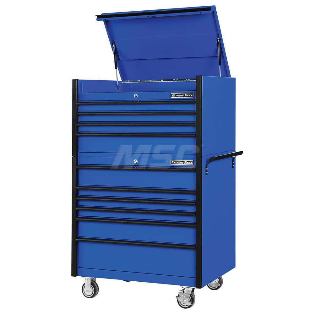 Tool Storage Combos & Systems, Type: Roller Cabinet with Top Chest Combo , Drawers Range: 6 - 10 Drawers , Number of Pieces: 2.000 , Width Range: 36