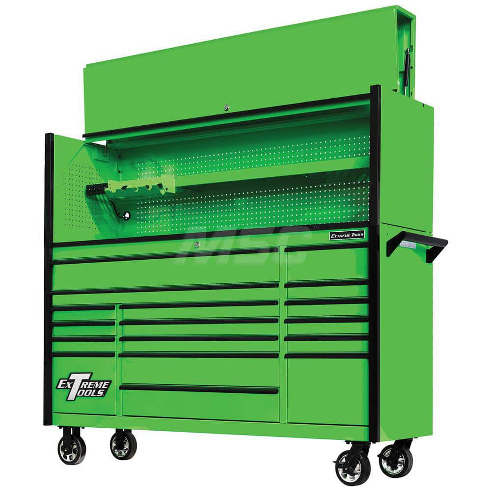 Tool Storage Combos & Systems, Type: Roller Cabinet with Hutch Combo , Drawers Range: 16 Drawers or More , Number of Pieces: 2.000  MPN:DX7218HRGK