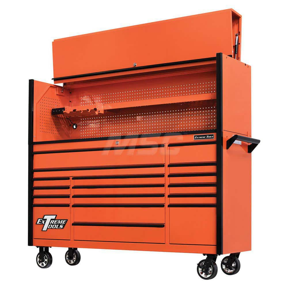 Tool Storage Combos & Systems, Type: Roller Cabinet with Hutch Combo , Drawers Range: 16 Drawers or More , Number of Pieces: 2.000  MPN:DX7218HROK