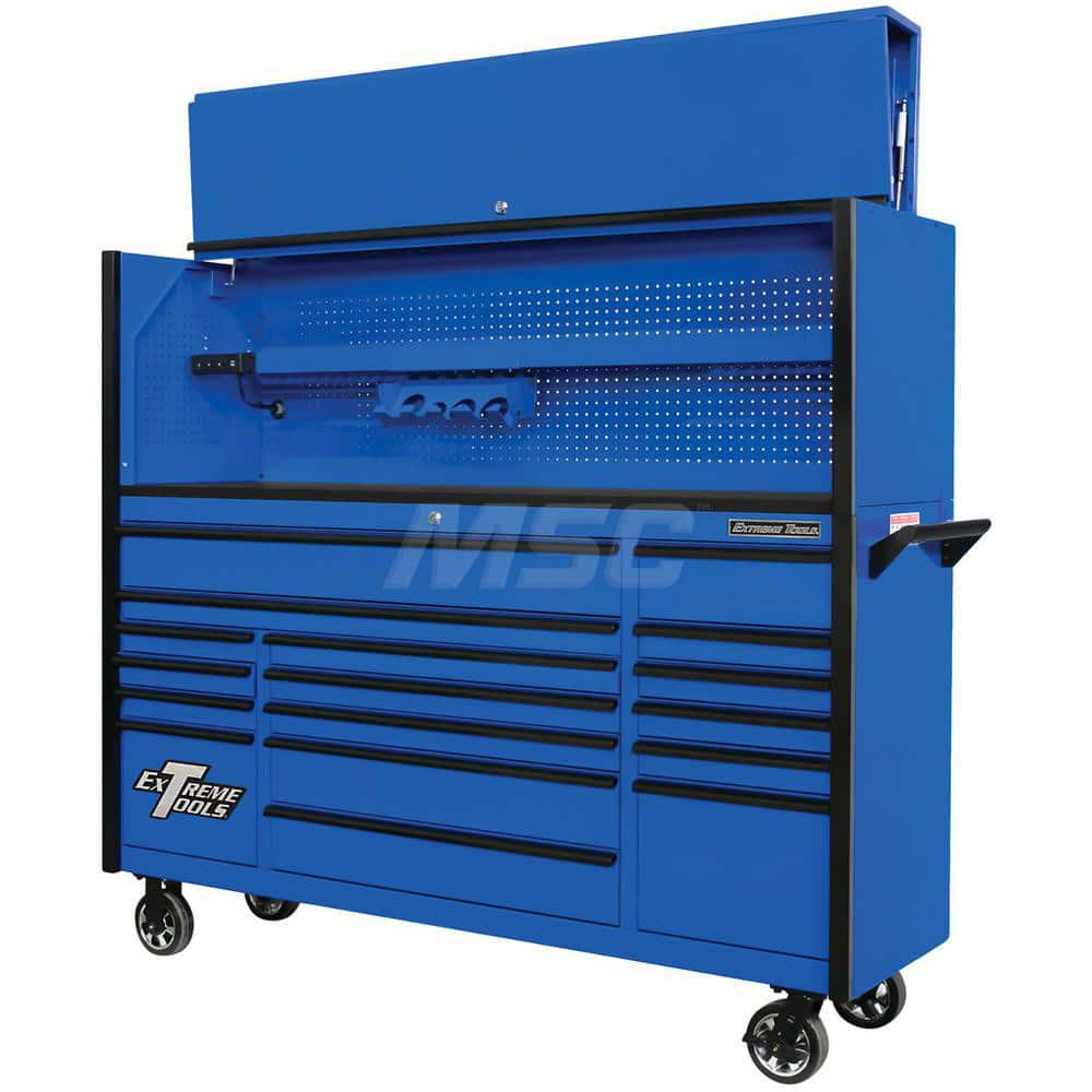 Tool Storage Combos & Systems, Type: Roller Cabinet with Hutch Combo , Drawers Range: More than 15 Drawers , Number of Pieces: 2.000  MPN:DX7218HRUK