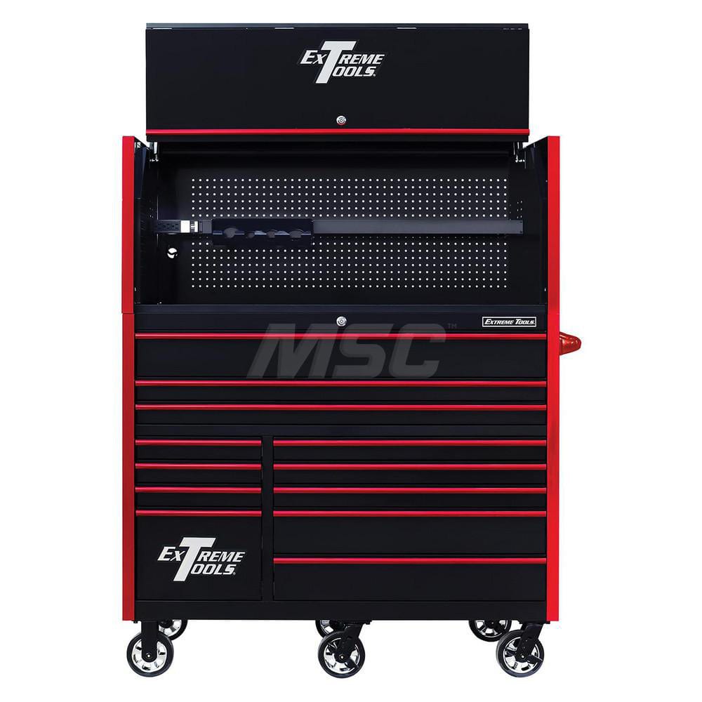 Tool Storage Combos & Systems, Type: Roller Cabinet with Hutch Combo , Drawers Range: 10 - 15 Drawers , Number of Pieces: 2.000 , Width Range: 48