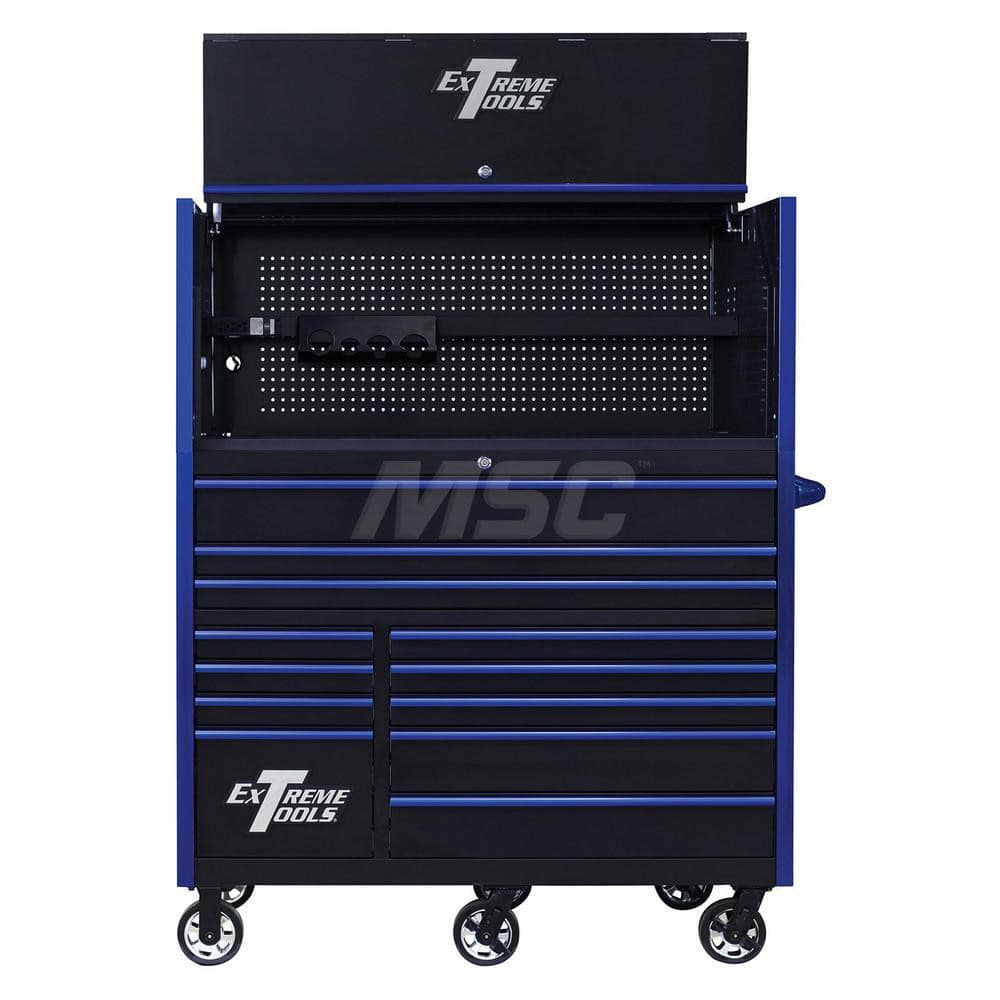 Tool Storage Combos & Systems, Type: Roller Cabinet with Hutch Combo , Drawers Range: 10 - 15 Drawers , Number of Pieces: 2.000 , Width Range: 48