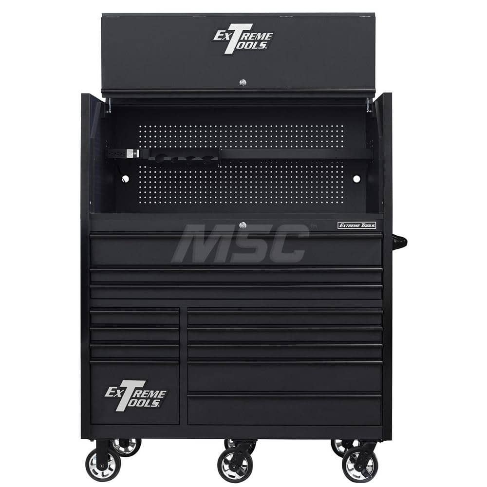 Tool Storage Combos & Systems, Type: Roller Cabinet with Hutch Combo , Drawers Range: 10 - 15 Drawers , Number of Pieces: 2.000 , Width Range: 48