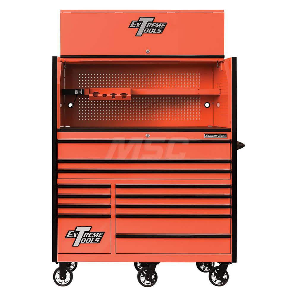 Tool Storage Combos & Systems, Type: Roller Cabinet with Hutch Combo , Drawers Range: 10 - 15 Drawers , Number of Pieces: 2.000 , Width Range: 48