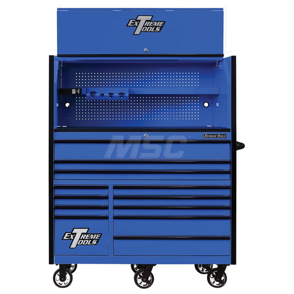 Tool Storage Combos & Systems, Type: Roller Cabinet with Hutch Combo , Drawers Range: 10 - 15 Drawers , Number of Pieces: 2.000 , Width Range: 48