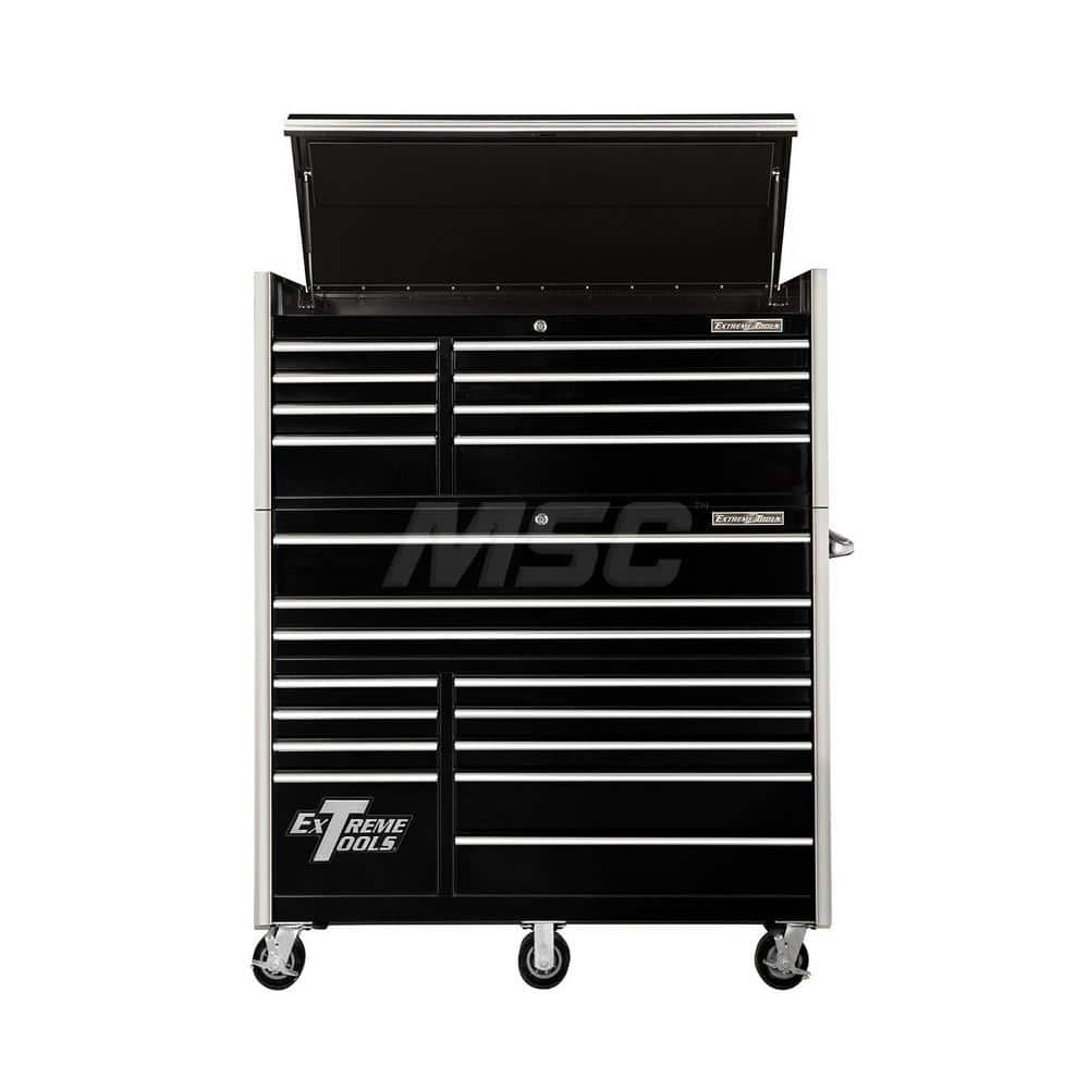 Tool Storage Combos & Systems, Type: Roller Cabinet with Hutch Combo , Drawers Range: 16 Drawers or More , Number of Pieces: 2.000 , Width Range: 48