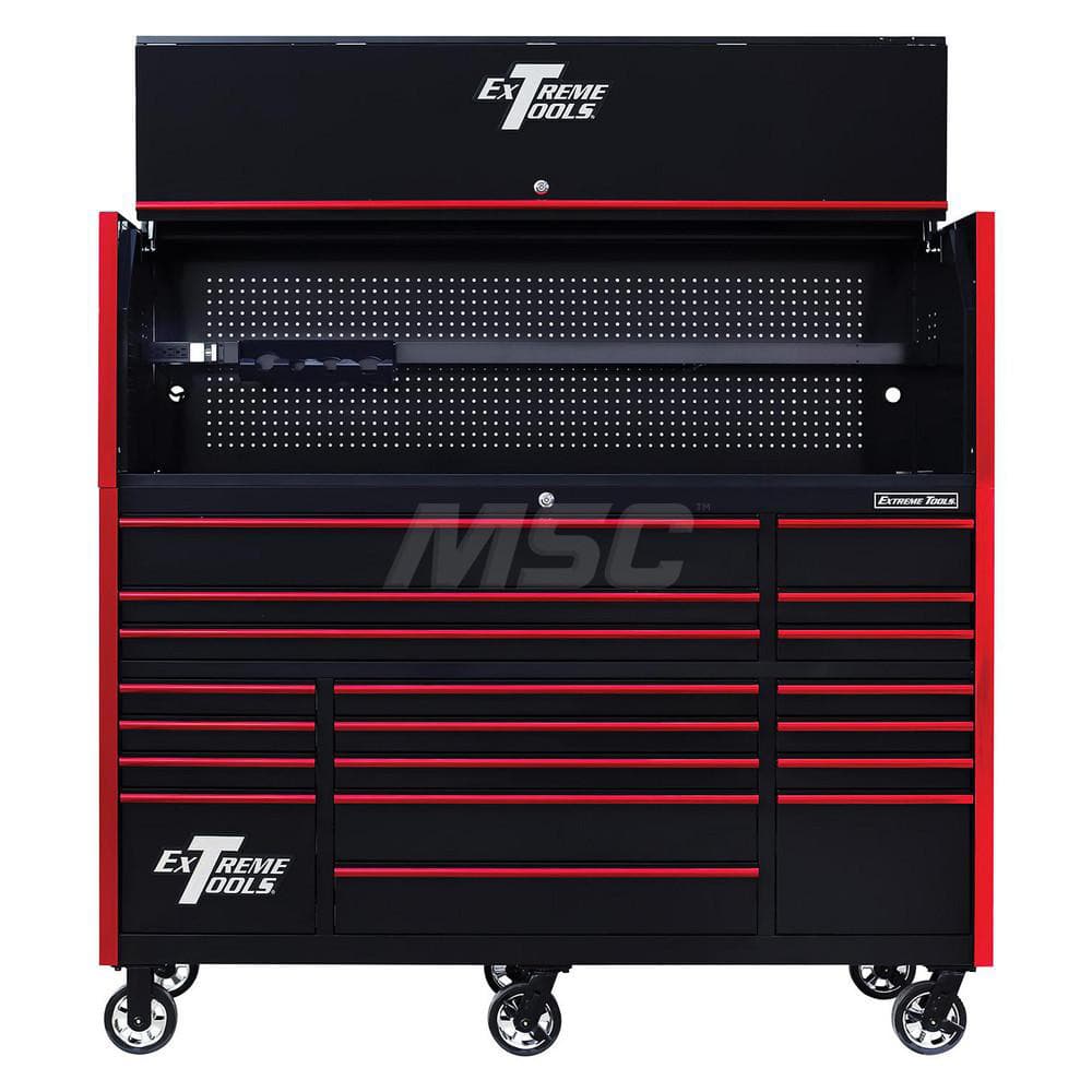 Tool Storage Combos & Systems, Type: Roller Cabinet with Hutch Combo , Drawers Range: More than 15 Drawers , Number of Pieces: 2.000  MPN:RX723020HRKR