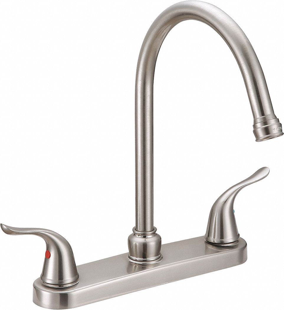 Gooseneck Brushed Nickel EZ-FLO 1.8gpm MPN:10199