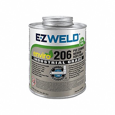 Pipe Cement 8 fl oz Gray MPN:EZ30602N