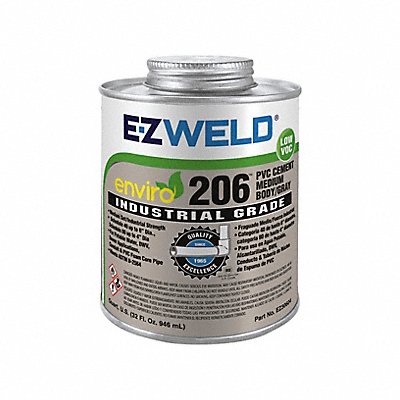 Pipe Cement 32 fl oz Gray MPN:EZ30604N