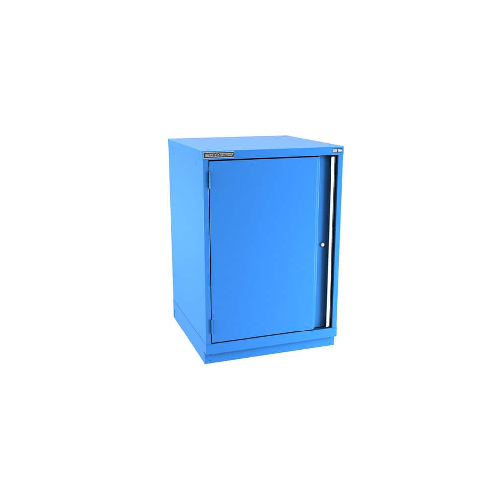 Storage Cabinets, Cabinet Type: Welded Storage Cabinet , Cabinet Material: Steel , Width (Inch): 28-1/4 , Depth (Inch): 22-1/2 , Cabinet Door Style: Solid  MPN:SS180FDIL-BB