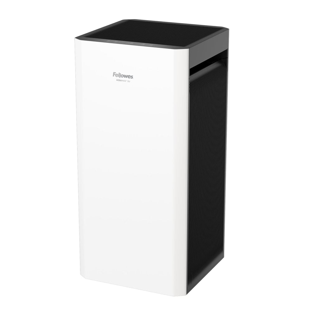 Fellowes AeraMax SV HEPA Air Purifier, 1,500 Sq. Ft. Coverage, 31-1/8inH x 14-1/2inW x 14-9/16inD, White/Black MPN:9794501