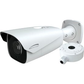 Speco® 2MP H.265 IP Bullet Camera with IR & Junction Box 7-22mm Motorized Lens White Housing O2BLP1M