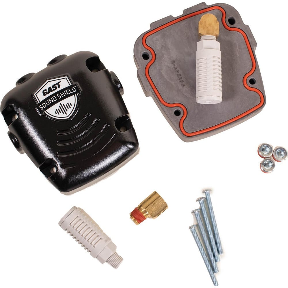 Air Compressor & Vacuum Pump Accessories, Accessory Type: Silencer , Type: Sound Shield Install Kit , Number Of Pieces: 11 , For Use With: 87R Vacuum  MPN:SSV-01