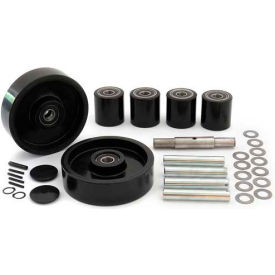 Complete Wheel Kit for Manual Pallet Jack GWK-HP25L-T-CK - Fits Hu-Lift Model # HP25L (Tandem) GWK-HP25L-T-CK